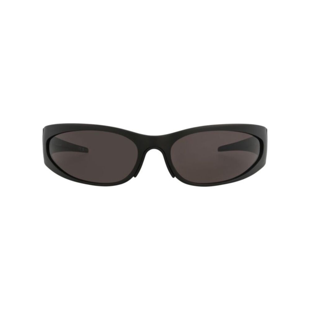 Balenciaga Shield-Frame Alluminium Sunglasses Black Mens
